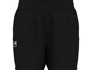 UNDER ARMOUR RIVAL TERRY SHORT 1382742-001 Μαύρο