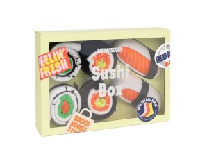 EAT MY SOCKS SUSHI BOX 3 PAIRS EMSNOCSUX3 Πολύχρωμο