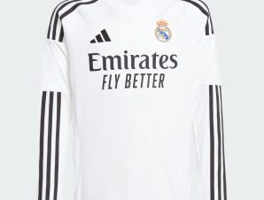 adidas Real Madrid 24/25 Long Sleeve Home Jersey Kids (9000200557_1539)