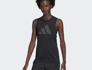 adidas Performance Sportswear Feature Icons Γυναικεία Αμάνικη Μπλούζα Plus Size (9000097798_10611)