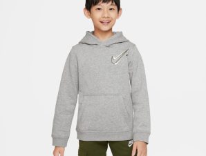 Nike Sportswear Hoodie Παιδική Μπλούζα με Κουκούλα (9000111635_61090)