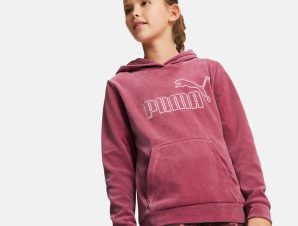 Puma Essentials+ Velour Γυναικεία Μπλούζα με Κουκούλα (9000117782_62314)